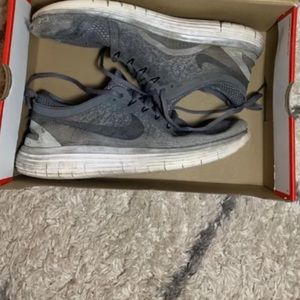 Grey Nike shoes, size 11